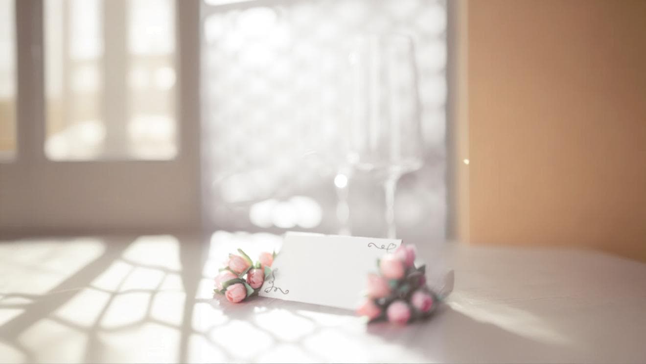 רקע רומנטי עם אווירה חלומית